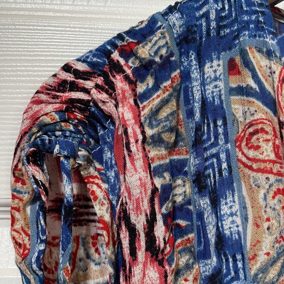 Willy Jays Women's V-neck Multiprint Romper Size Small - Picture 4 of 11